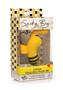 Shegasm Sucky Bee Rechargeable Silicone Clitoral Stimulating Finger Vibrator - Black/yellow